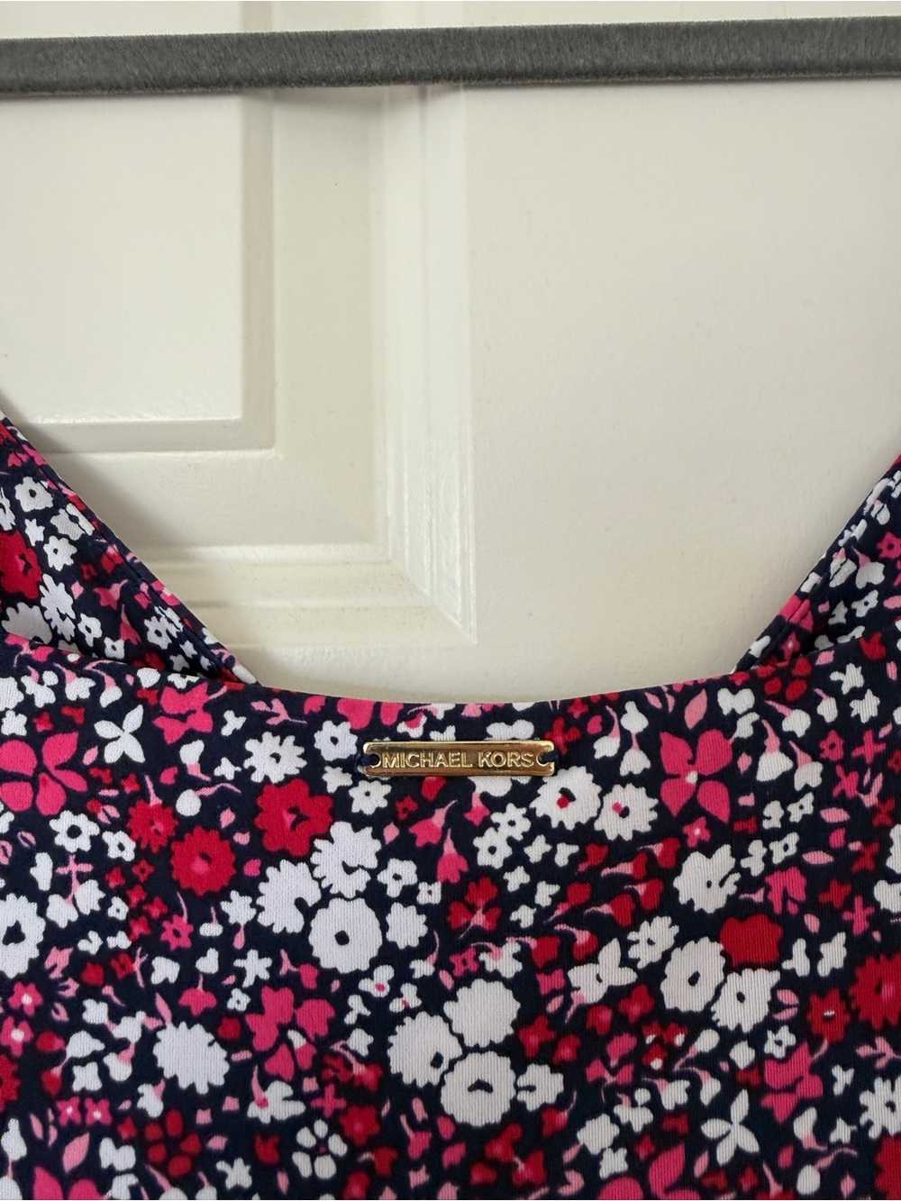 Michael Kors Floral Spaghetti-Strap Midi Dress - Picture 4 of 5